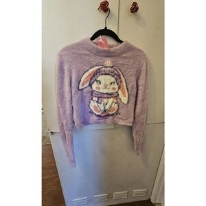 Sugar Thrillz - Fluffy Footprints Knit Sweater